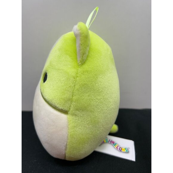 Squishmallow Reginald Neon Green Corgi Dog Hanging Mini Plush Ornament 4.5” - Picture 4 of 6